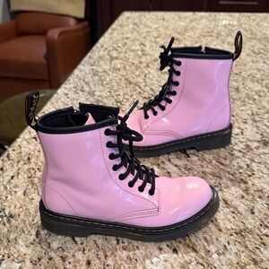 Dr. Martens Pink Combat Boots
